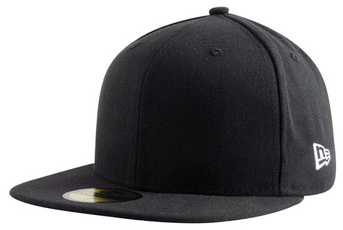 Plain / Blank Black New Era 9FIFTY Snapback Hat With