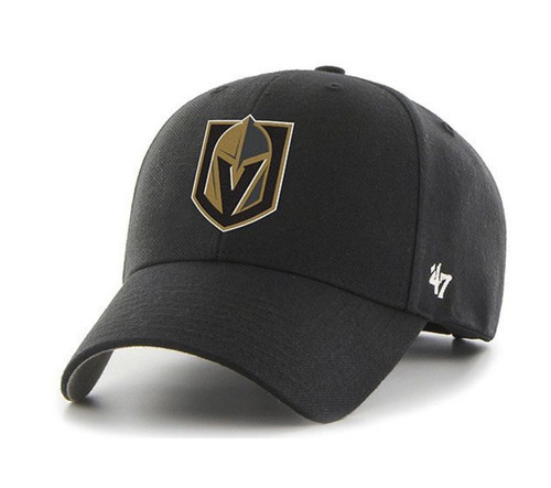 Las Vegas Golden Knights 47Brand Black Gold Logo NHL Velcro Clean Up Hat Las Vegas Golden Knights 47Brand Black Gold Logo NHL Velcro Clean Up Hat