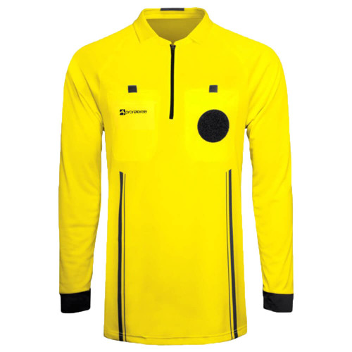 Soccer Referee Jersey Long Sleeve (Yellow) Soccer Referee Jersey Long Sleeve (Yellow)