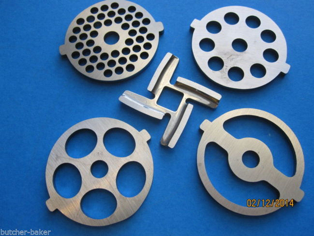 5 Pc Set Meat Grinder Plates Amp Knife For New Fga