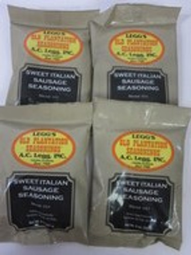 SWEET ITALIAN Sausage Seasoning Recipe for 100 lbs Links or Pan style