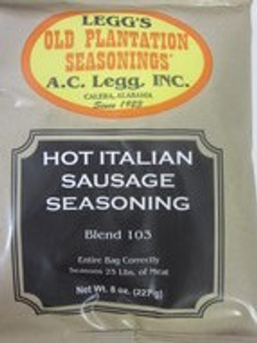 HOT ITALIAN Sausage Seasoning for 25 Lbs of Links or Ground *Favorite Recipe*