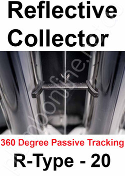 Evacuated Tube Solar Hot Water Collector G2 TECH R-Type 20 Tube - Mirror Evacuated Tube Solar Hot Water Collector G2 TECH R-Type 20 Tube - Mirror