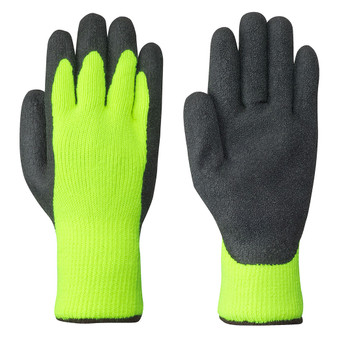 Yellow/Green/Black 5322 Seamless Knit Latex Glove Yellow/Green/Black 5322 Seamless Knit Latex Glove