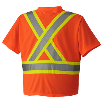 Safety Orange - 6979 Hi-Viz Traffic Micro Mesh T-Shirt Safety Orange - 6979 Hi-Viz Traffic Micro Mesh T-Shirt
