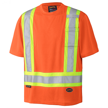 Orange - 6990 Birdseye Safety T-Shirt | Safetywear.ca Orange - 6990 Birdseye Safety T-Shirt | Safetywear.ca