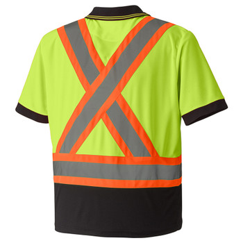 Safety Yellow - 6987 Birdseye Safety Polo Shirt Safety Yellow - 6987 Birdseye Safety Polo Shirt