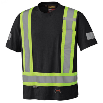 Black - 6976 Cotton Safety T-Shirt Black - 6976 Cotton Safety T-Shirt