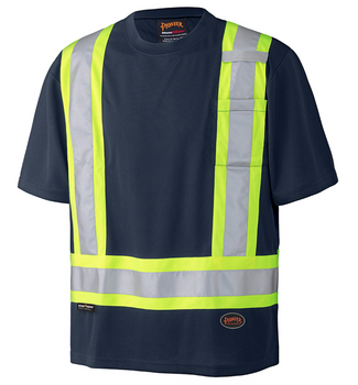 Navy - 6992N Birdseye Safety T-Shirt Navy - 6992N Birdseye Safety T-Shirt
