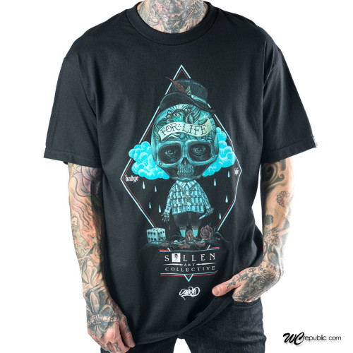 Sullen For Lyfe T-Shirt in black.