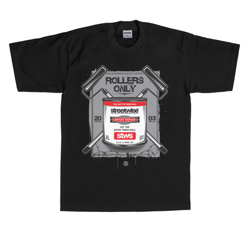 Streetwise Rollers T-Shirt Blk