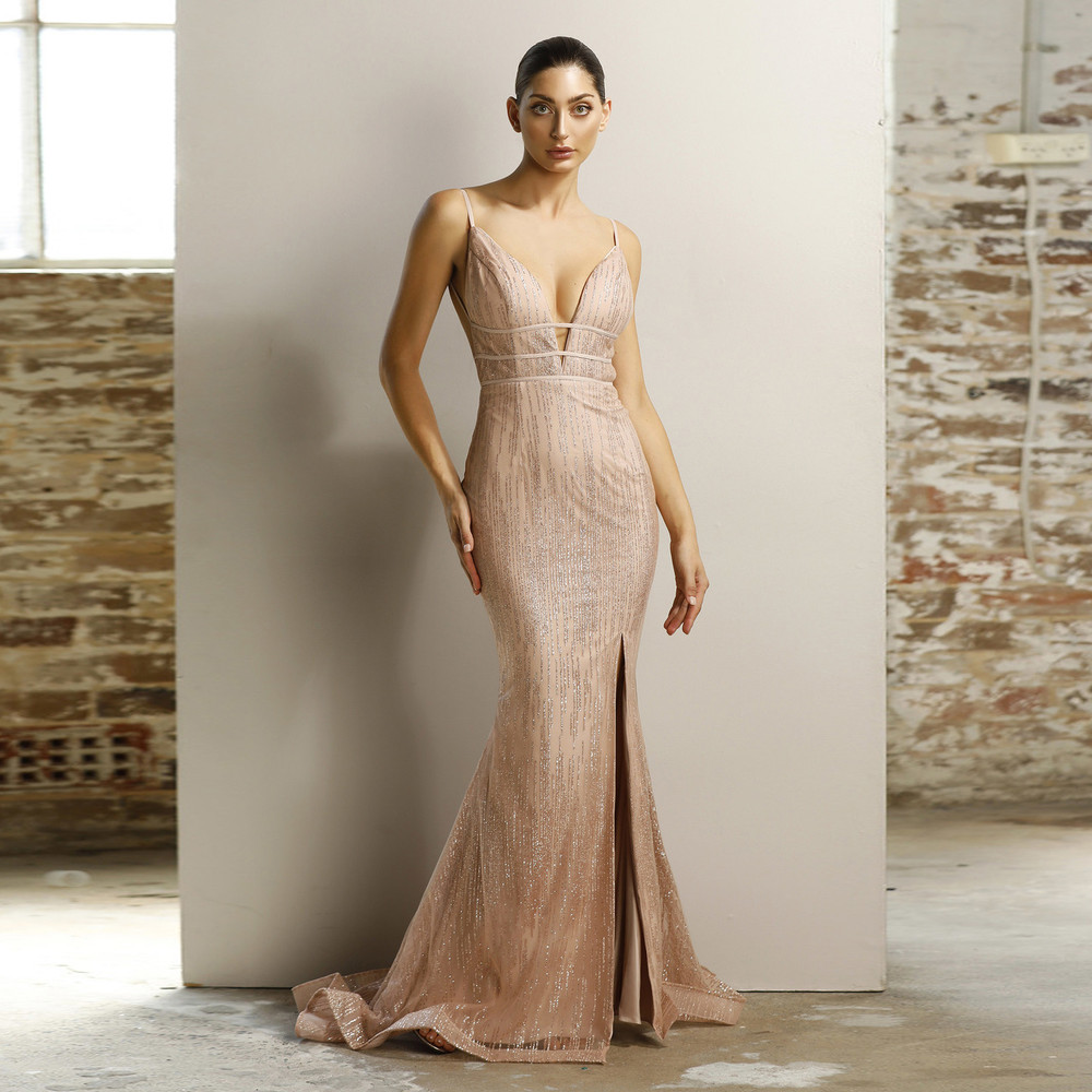 Blush Bridesmaids Dresses by Jadore Evening Fashionably Yours Bridal Formal Wear