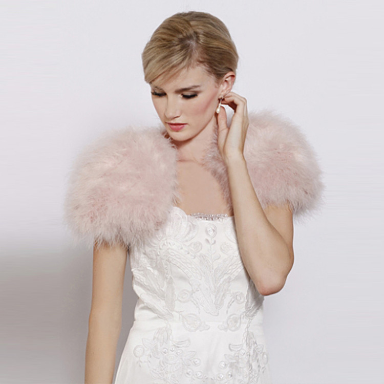 Pink Fur Bolero