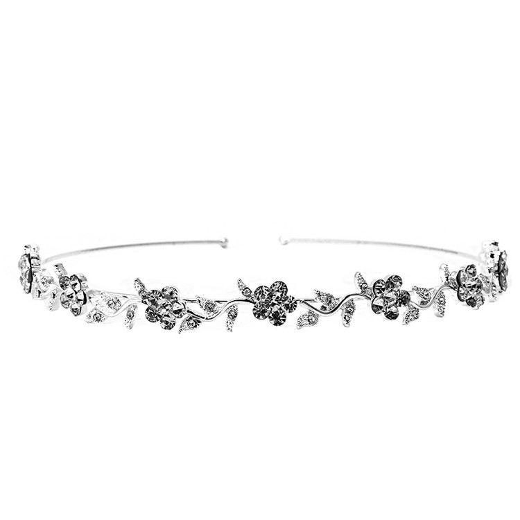 Slim Flower Bridal Headpeice