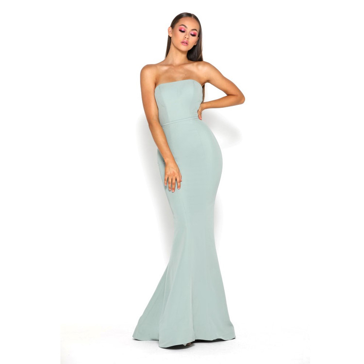 Lilo Gown Olive by Portia & Scarlett
