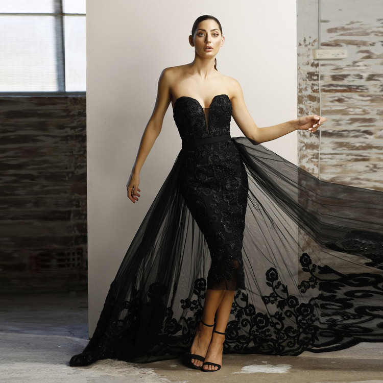 Jadore JX1066 Kendall overlay skirt