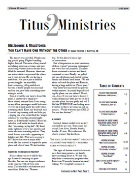 Titus 2 Ministries - Newsletter Titus 2 Ministries - Newsletter