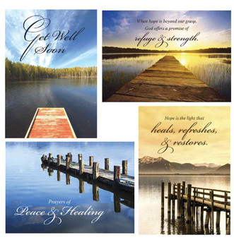 KJV Boxed Cards - Get Well, Peace and Healing KJV Boxed Cards - Get Well, Peace and Healing