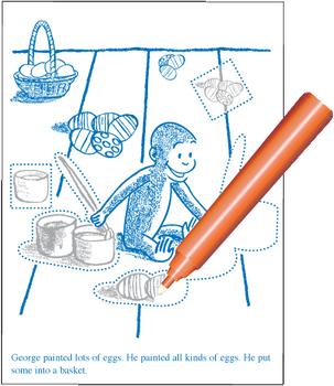 Invisible Ink with Stickers: Curious George™ "A Busy Day" Invisible Ink with Stickers: Curious George™ "A Busy Day"