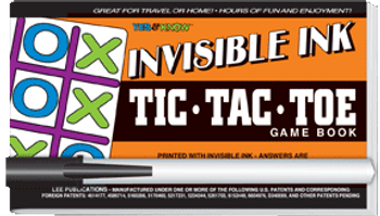Invisible Ink: Yes & Know® Game Book "Tic Tac Toe" Invisible Ink: Yes & Know® Game Book "Tic Tac Toe"
