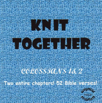 Knit Together CD - Colossians 1 & 2 - A Musical Word for Word from KJV Scripture by Heartsong Singables Knit Together CD - Colossians 1 & 2 - A Musical Word for Word from KJV Scripture by Heartsong Singables
