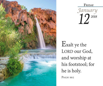 Verse for the Day - 2018 Daily Desk Calendar - 365 Page a Day KJV Scriptures on Inspirational Calendar - Page 1 Verse for the Day - 2018 Daily Desk Calendar - 365 Page a Day KJV Scriptures on Inspirational Calendar - Page 1