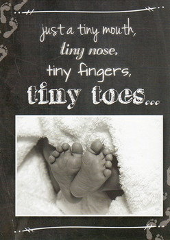 KJV Boxed Cards - Baby, Tiny Toes by Heartwarming Thoughts KJV Boxed Cards - Baby, Tiny Toes by Heartwarming Thoughts
