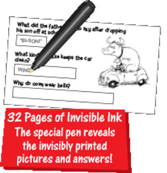 Invisible Ink: Highlights™ - Game Book On-the-Go Jokes & Riddles Invisible Ink: Highlights™ - Game Book On-the-Go Jokes & Riddles