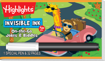 Invisible Ink: Highlights™ - Game Book On-the-Go Jokes & Riddles Invisible Ink: Highlights™ - Game Book On-the-Go Jokes & Riddles