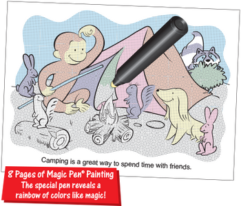 Invisible Ink & Magic Pen Painting: Curious George™ "Monkey Business" Invisible Ink & Magic Pen Painting: Curious George™ "Monkey Business"