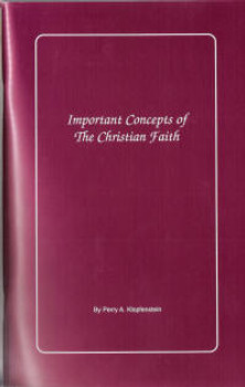 Important Concepts of the Christian Faith - Book Important Concepts of the Christian Faith - Book