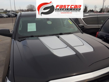 Chevy Silverado Silver Racing Stripes CHASE RALLY decal 3M 2016-2018 FCD Call Us 812-725-1410 Chevy Silverado Silver Racing Stripes CHASE RALLY decal 3M 2016-2018 FCD Call Us 812-725-1410