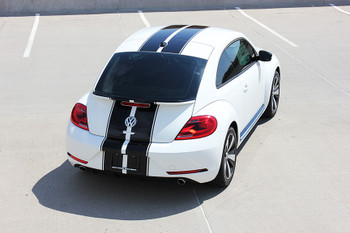 VW Beetle Center Dual Stripes BEETLE RALLY 3M 2012-2017 2018 VW Beetle Center Dual Stripes BEETLE RALLY 3M 2012-2017 2018