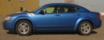 profile Dodge Avenger Vinyl Graphics DOUBLE BAR 3M 2008-2013 2014 profile Dodge Avenger Vinyl Graphics DOUBLE BAR 3M 2008-2013 2014