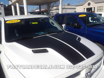 Dodge Ram Hemi Decals HEMI HOOD 3M 2009-2016 2017 2018 Dodge Ram Hemi Decals HEMI HOOD 3M 2009-2016 2017 2018