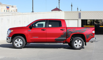 Toyota Tundra graphics decals 2014-2016 SHREDDER side stripes FCD Call Us 812-725-1410 Toyota Tundra graphics decals 2014-2016 SHREDDER side stripes FCD Call Us 812-725-1410