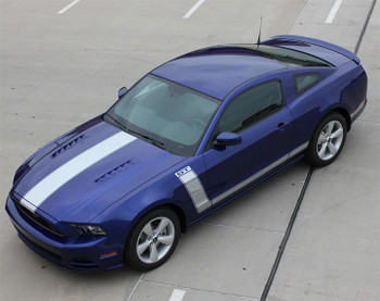 front angle BEST! 2014-2013 Ford Mustang Side and Hood Stripes PRIME 2 front angle BEST! 2014-2013 Ford Mustang Side and Hood Stripes PRIME 2