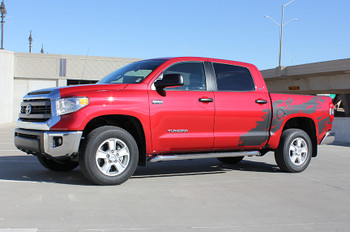 side 2 Toyota Tundra Custom Graphic SHREDDER TRD stripes 2014-2016 | FCD Call Us 812-725-1410 side 2 Toyota Tundra Custom Graphic SHREDDER TRD stripes 2014-2016 | FCD Call Us 812-725-1410