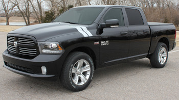 Dodge Ram Hash Mark Decal DOUBLE BAR 2009-2016 2017 2018 Dodge Ram Hash Mark Decal DOUBLE BAR 2009-2016 2017 2018