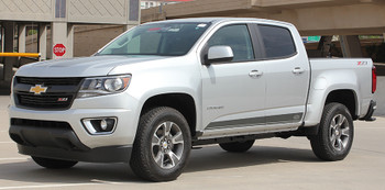 side Chevy Colorado Rocker Panel Decals RAMPART 3M 2015-2019 side Chevy Colorado Rocker Panel Decals RAMPART 3M 2015-2019