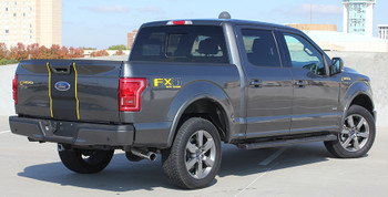 rear Ford F150 Truck Center Vinyl Wrap Decals BORDERLINE 3M 2015-2019 rear Ford F150 Truck Center Vinyl Wrap Decals BORDERLINE 3M 2015-2019
