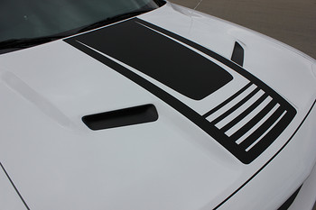 close up Dodge Challenger Hood Graphic Design 3M STROBE HOOD 2008-2019 close up Dodge Challenger Hood Graphic Design 3M STROBE HOOD 2008-2019