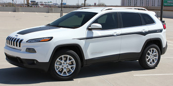 Jeep Cherokee Side Stripe Kit 3M CHIEF 2014-2017 2018 2019 Jeep Cherokee Side Stripe Kit 3M CHIEF 2014-2017 2018 2019