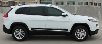 Jeep Cherokee Lower Body Side Decals 3M BRAVE 2014-2017 2018 2019 Jeep Cherokee Lower Body Side Decals 3M BRAVE 2014-2017 2018 2019