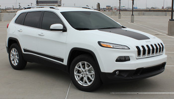 Jeep Cherokee Lower Body Side Decals 3M BRAVE 2014-2017 2018 2019 Jeep Cherokee Lower Body Side Decals 3M BRAVE 2014-2017 2018 2019