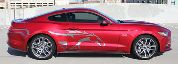 profile of Ford Mustang Side Horse Decals 3M STEED 2015 2016 2017 2018 profile of Ford Mustang Side Horse Decals 3M STEED 2015 2016 2017 2018