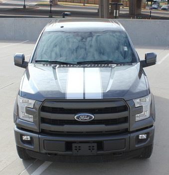 front Ford F 150 Vinyl Racing Graphics F RALLY 3M 2015-2018 2019 front Ford F 150 Vinyl Racing Graphics F RALLY 3M 2015-2018 2019