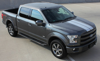 front angle Ford F 150 Vinyl Racing Graphics F RALLY 3M 2015-2018 2019 front angle Ford F 150 Vinyl Racing Graphics F RALLY 3M 2015-2018 2019
