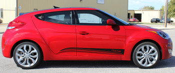 side Hyundai Veloster Rocker Panel Stripes STRIKE 3M 2011-2018 side Hyundai Veloster Rocker Panel Stripes STRIKE 3M 2011-2018