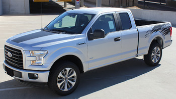 front Ford F150 Stripes Package Decals ROUTE RIP 3M 2015-2018 2019 front Ford F150 Stripes Package Decals ROUTE RIP 3M 2015-2018 2019
